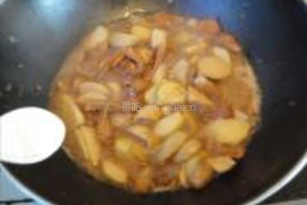 猪肉烧芋头的做法图解10
