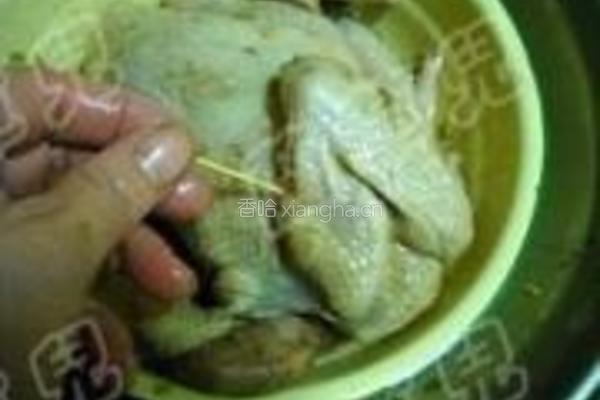 微波孜然葱香烤鸡的做法图解10