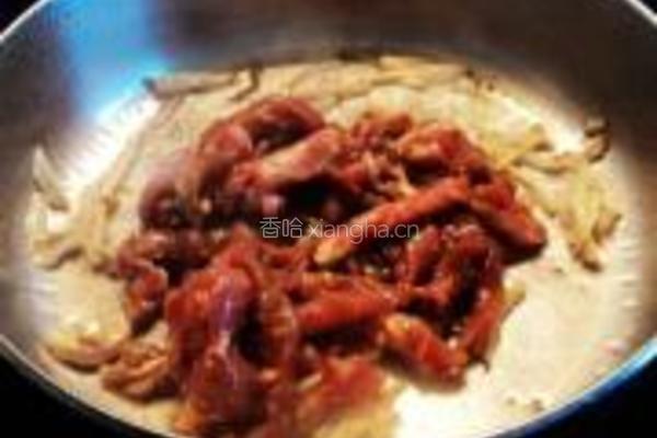 蚝油冬菇扒菜胆的做法图解4