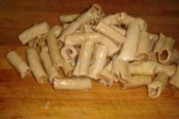 豆笋烧鸭子的做法图解9
