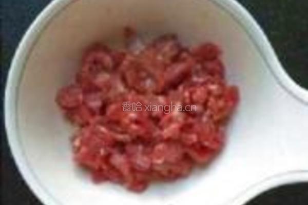 豆腐干炒肉丝的做法图解2