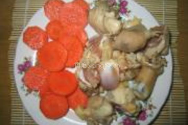 洋扁豆鸡腿饭的做法图解2
