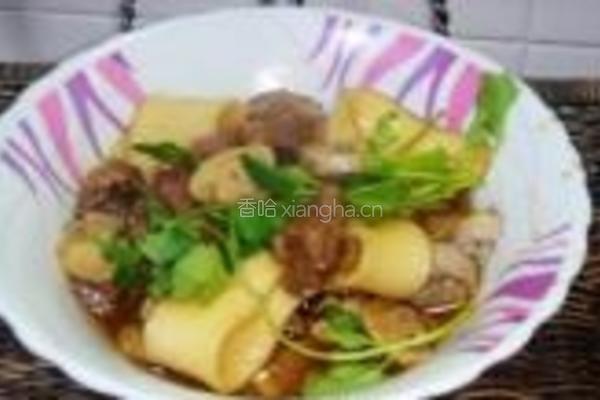 牛腩口蘑炖土豆粉的做法图解11