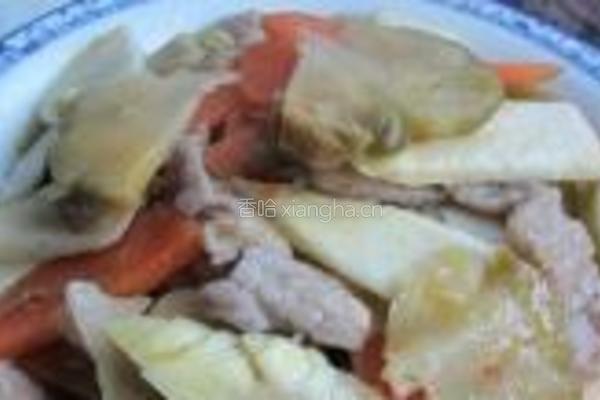 榨菜冬笋炒肉片的做法图解14