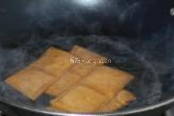 蓬蒿拌香干的做法图解4