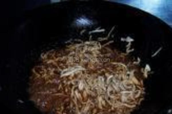 肉丝炒榨菜的做法图解6