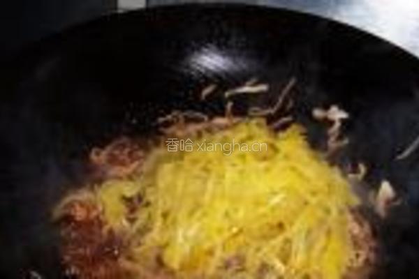 肉丝炒榨菜的做法图解7