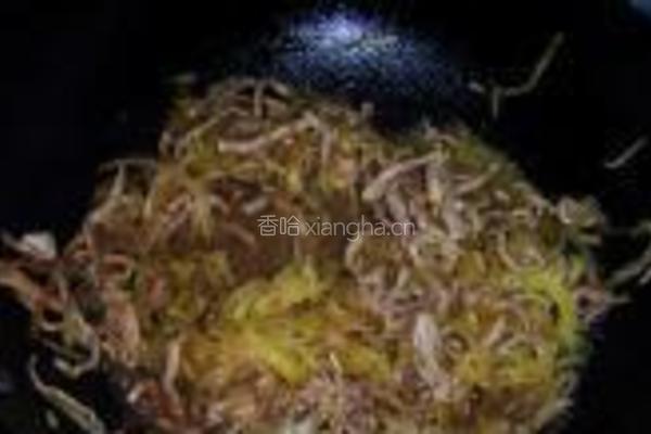 肉丝炒榨菜的做法图解8