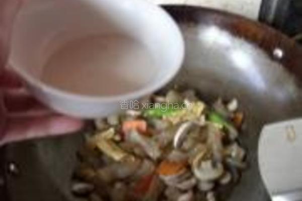口蘑腐竹炒蹄筋的做法图解12