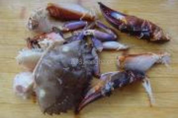 面拖蟹的做法图解1