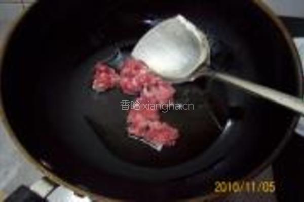 肉丝香干炒大蒜的做法图解4