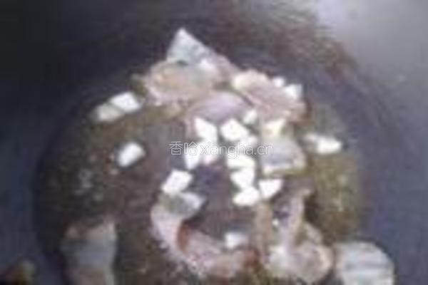 腊肉炒红菜苔的做法图解4