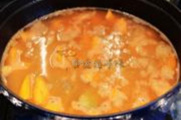 红萝卜焖牛小腿肉的做法图解14