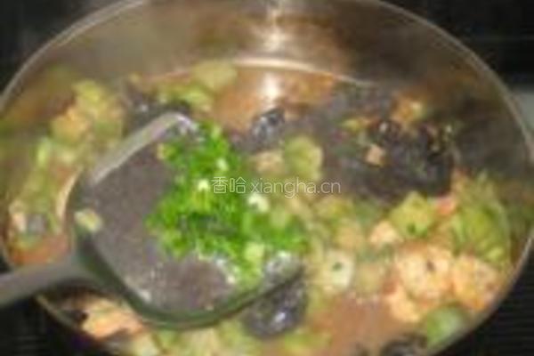 虾仁黑木耳豆瓣酱的做法图解8