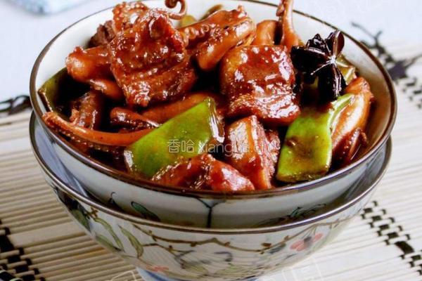 五花肉酱烧八爪鱼