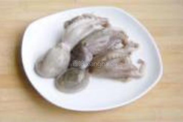 五花肉酱烧八爪鱼的做法图解2