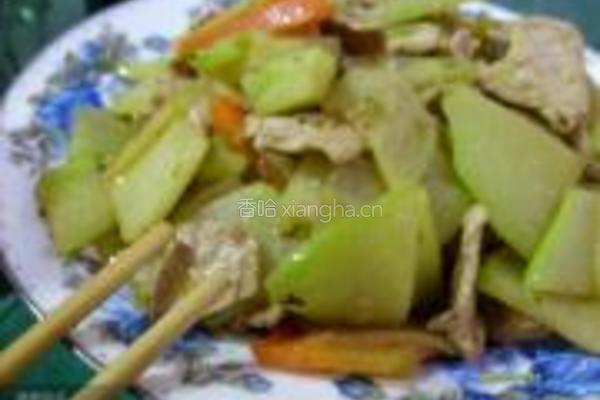 佛手炒肉片的做法图解4