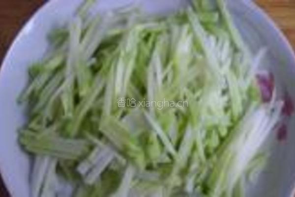 榨菜坨炒肉的做法图解2
