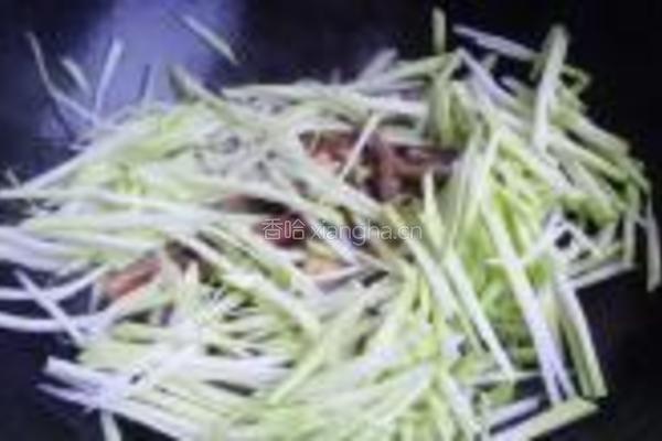 榨菜坨炒肉的做法图解9