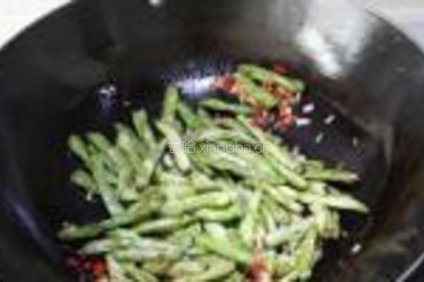 酱焖四季豆的做法图解5