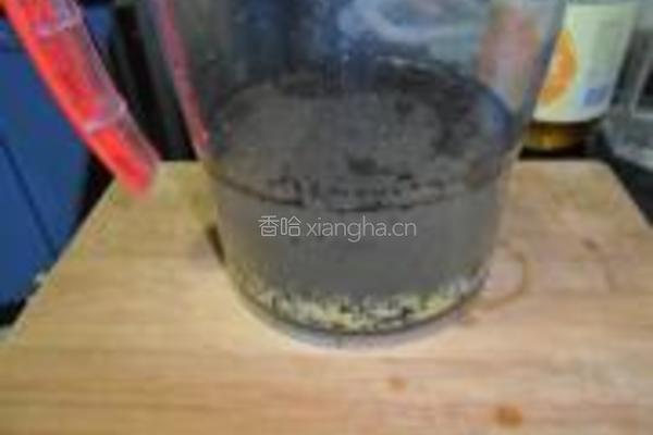 黑米黑芝麻米糊的做法图解4