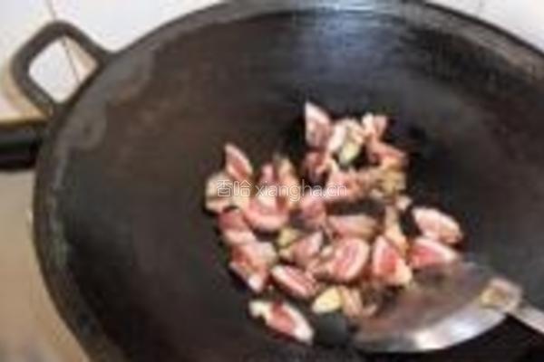 酱五花榨菜小炒肉的做法图解4