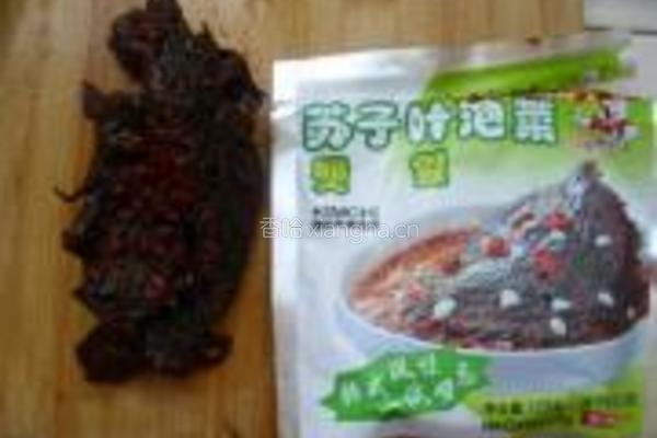 苏子叶泡菜烧土豆的做法图解2