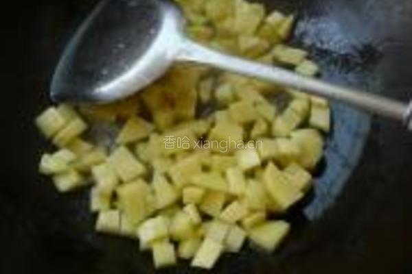 苏子叶泡菜烧土豆的做法图解5
