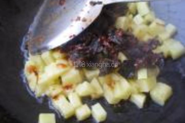 苏子叶泡菜烧土豆的做法图解6