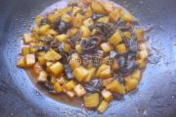 苏子叶泡菜烧土豆的做法图解8