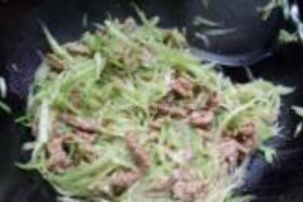 芹菜丝炒肉的做法图解10