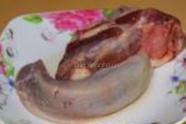 红油猪舌的做法图解1