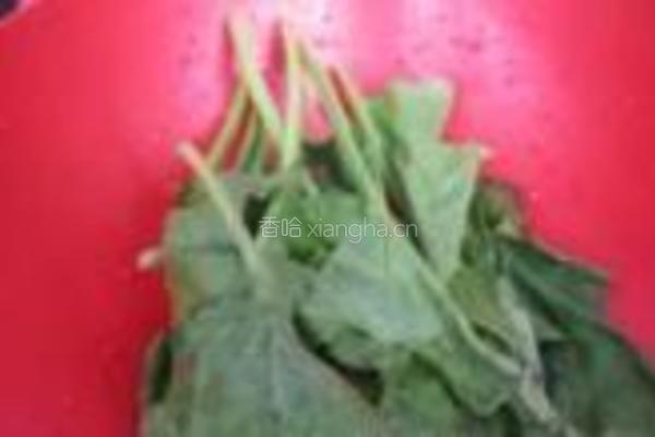 陈醋菠菜花生米的做法图解1