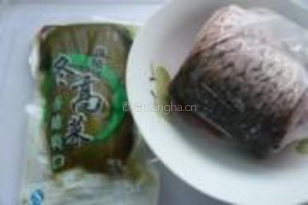 冬高菜烧鱼片的做法图解1