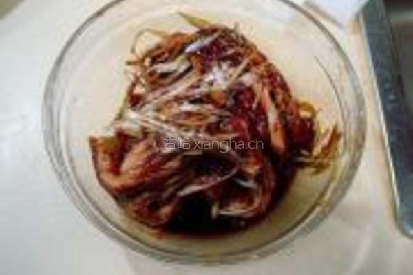 荷叶粉蒸肉的做法图解5