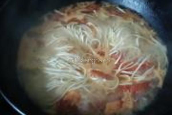 西红柿蛋花面的做法图解5