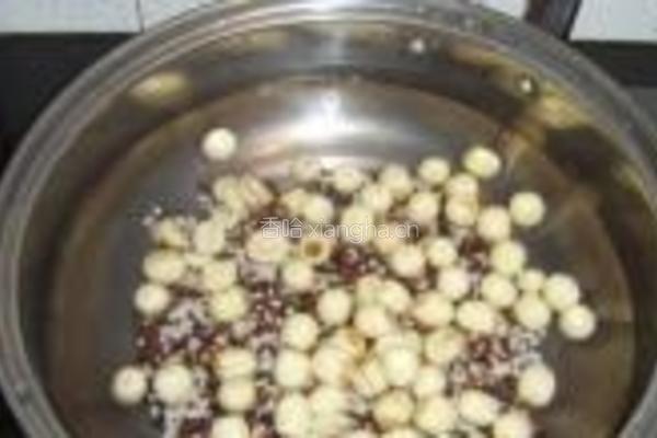 桂圆莲子蜜糯粥的做法图解4