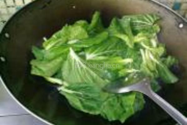 蒜蓉爆白菜的做法图解5
