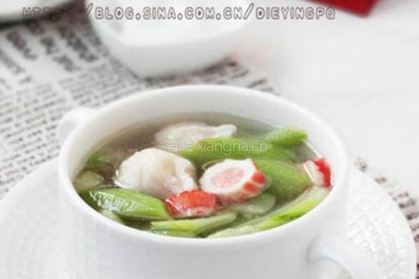 丝瓜浸鱼丸