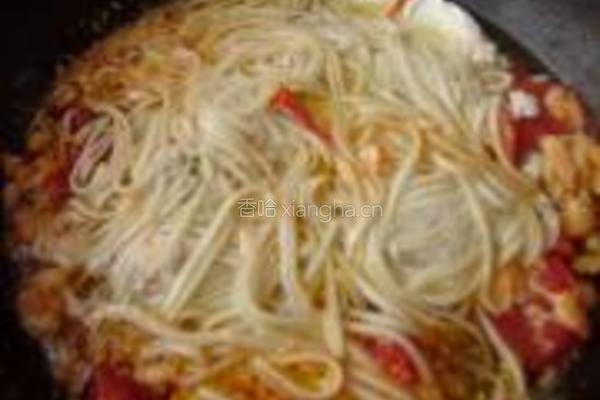 西红柿鸡蛋面的做法图解6