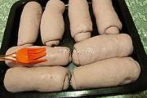 肉松馅紫薯面包的做法图解9