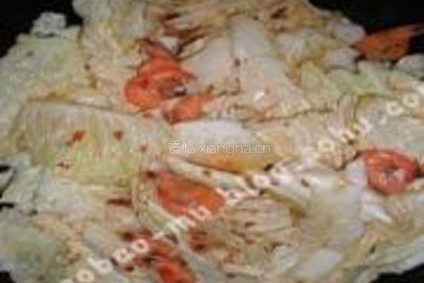 香辣河虾炖白菜的做法图解5