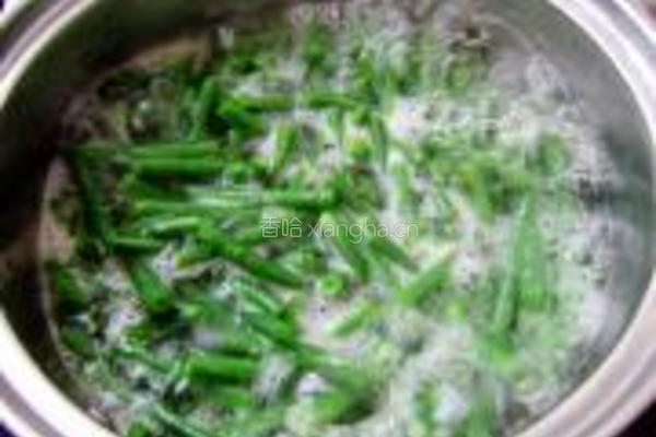 麻酱豇豆角的做法图解2