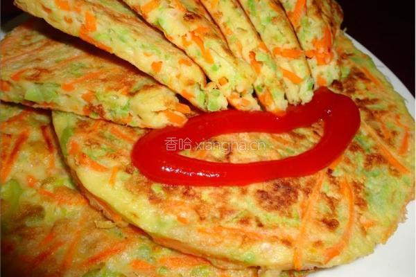苦瓜红萝卜烙