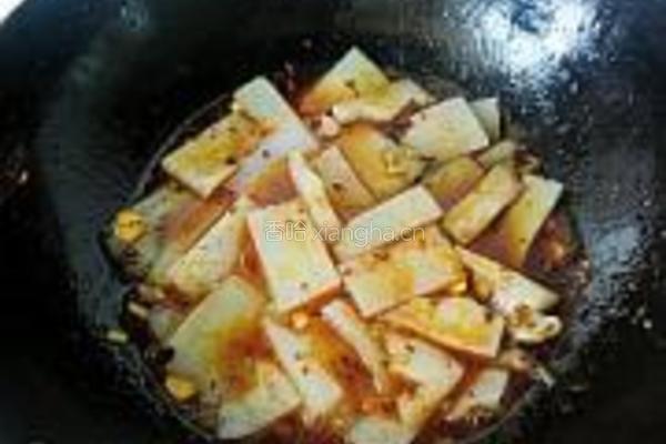 牛肉豆豉炒凉粉的做法图解8