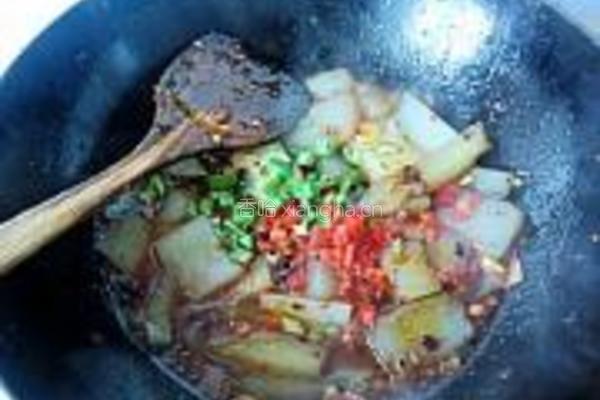 牛肉豆豉炒凉粉的做法图解9