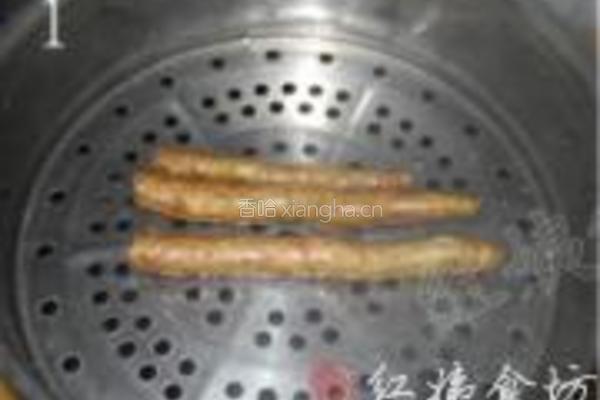 山药红豆糕的做法图解1