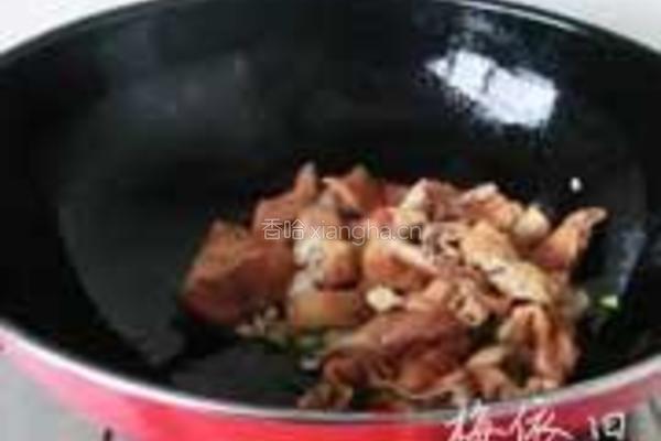 干笋肥肠的做法图解4
