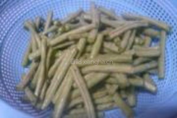 红油缸豆的做法图解2