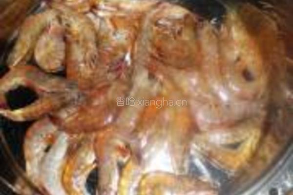 清蒸基围虾的做法图解4